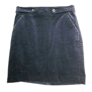 Banana Republic Navy Blue Corduroy Skirt